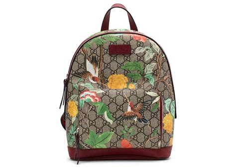 Gucci Tian Print Backpack Monogram GG Small Multicolor 